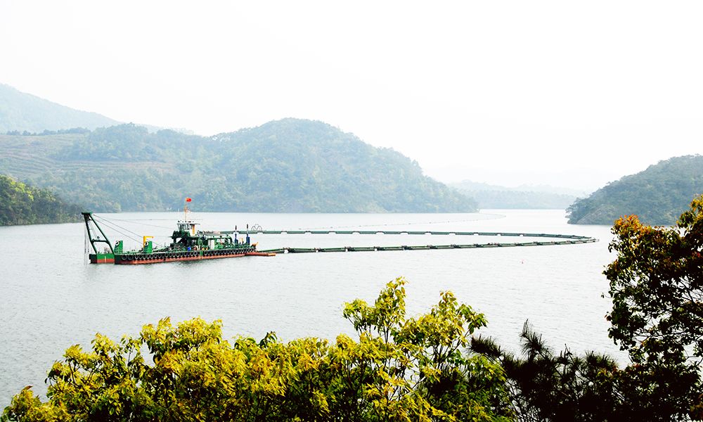 浙江溫嶺市湖漫水庫底泥環(huán)保疏浚工程